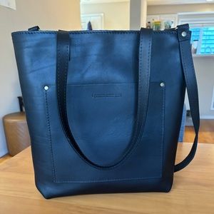 New Portland Leather Full Size Crossbody (FSCB) in Black